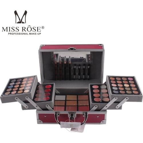 Professional Makeup Set Piano Aluminum Box Matte Eyeshadow Powder Lip Gloss Lipstick Blush Multifunctional Cosmetic Tool