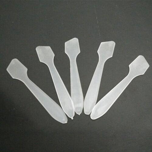 10/20Pcs Transparent Plastic Cosmetic Spatula Mask Spoon Facial Mask Stick DIY Masks Cream Face Beauty Makeup Tool
