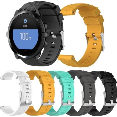 Silicone Wrist Strap Replacement WatchBand for Suunto9 Suunto 7 D5I Traverse Suunto Spartan Sport Wrist HR Baro Smart Watch Band