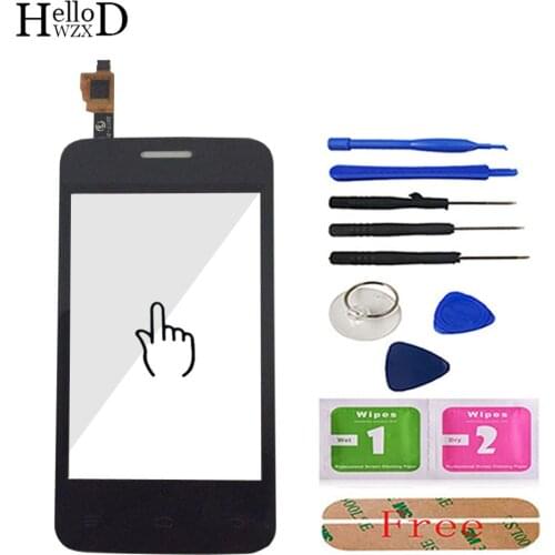 Touch Panel Lens Sensor For FLY IQ434 IQ 434 Touch Screen Digitizer Front Glass Parts Capacitive Touchscreen Tools Adhesive