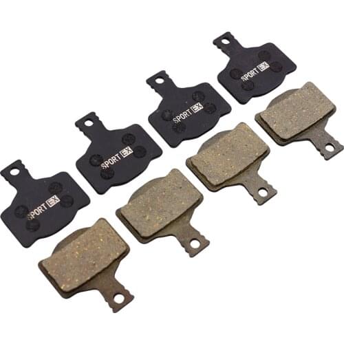 Bicycle Disc Brake Pads for Magura MT2 MT4 MT6 MT8 Disc Brake, 4 Pairs, Resin Black