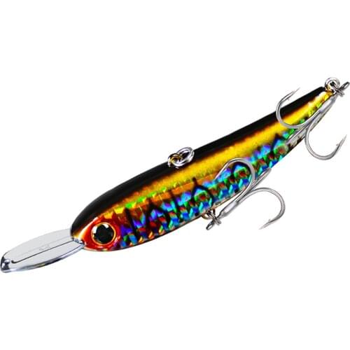 Crankbait Minnow Fishing Lure 10cm-3.94" Artificial Bass 21.5g-0.76oz Baits 6# BKB Hook Hard Wobblers Saltwater Fishing Tackle