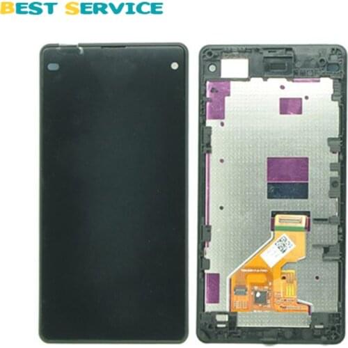 LCD For Sony Xperia Z1 Mini Z1 Compact D5503 LCD Display + Touch Screen Digitizer Assembly With Frame Free Shipping