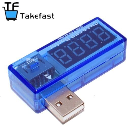 1PCS Digital Display Hot Mini USB Power Current Voltage Meter Tester Portable Mini Current and Voltage Detector Charger Doctor