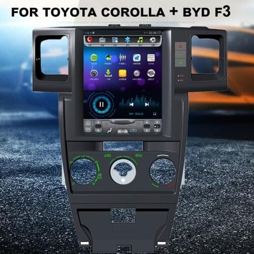 10.4Inch Tesla Screen Radio Car Multimedia Video Player For TOYOTA Corolla EX BYD F3 Android Auto GPS Navigation HU