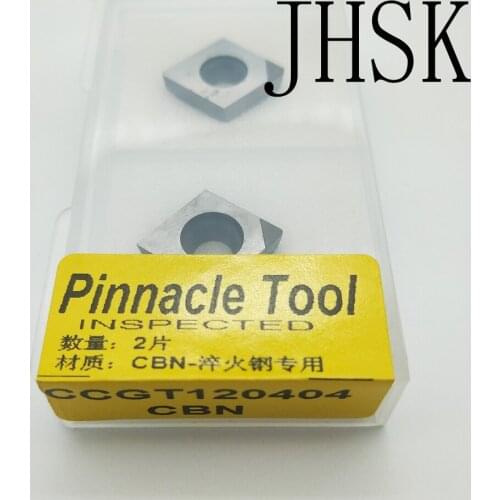 2pcs CCGT120404/08 CBN Diamond For Lathe Tools Inserts blade High cost performance