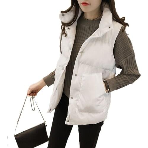 2021 Winter Womens Casaco Feminino Cotton Padded Jacket Waistcoat Overcoat Parka Down Cotton Jacket 4XL Jacket Coat Outerwear