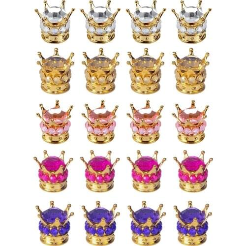 4x Car Bling Rhinestone Wheel Tire Valve Caps Auto Tyre Rim Stem Air Cover Car wheel plugs Wheel caps nipple caps exterior parts