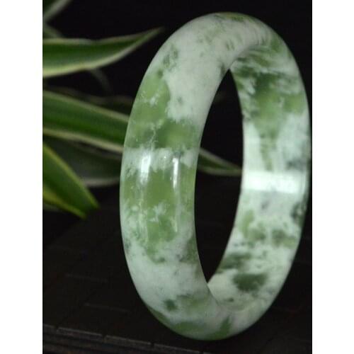 54mm-64mm High-Quality Natural Jade Bangles Fine Jade Bracelet Charm Jewellery Fashion Accessories for Women