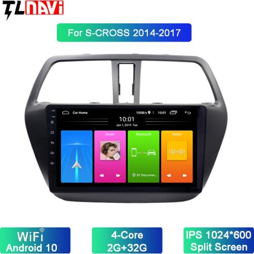 Android 10 9 inch car navigation for 1Suzuki S-CROSS 2014-2017 support Wifi SWC OBD rear camera