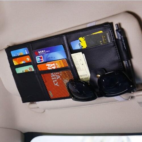 Car Visor Card Storage Sun Visor Organizer Tool Pouch for Mazda 2 3 5 6 CX-3 CX-4 CX-5 CX5 CX-7 CX-9 Atenza Axela