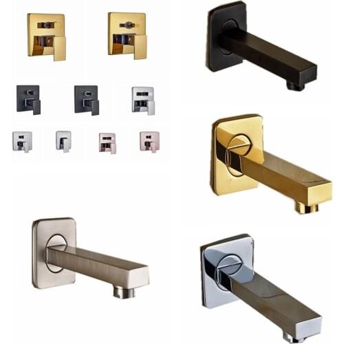 Free Shipping Brass Wall Mounted Waching Machine Tap Faucet Only Faucet Spout