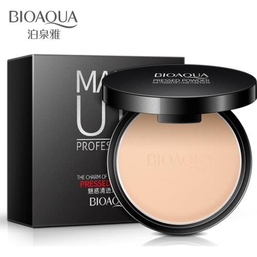 BIOAQUA Brand Face Base Mineral Pressed Powder Makeup Matte Smooth Concealer Control Oil Foundation Contour Make Up Cosmetics