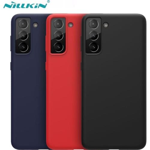 For Samsung Galaxy S21 /S21 Ultra Phone Case NILLKIN Flex Pure Soft Liquid Silicone Shockproof Cover For Samsung S21+ Plus Case