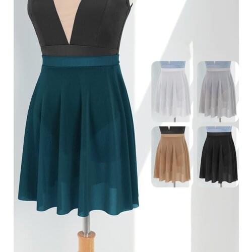 Elegant Adult Women Ballet Dance Practice Clothes Veil Skirt Girls Gymnastics Wrap Skirt Training Ballet Skirts Ballet Dancing