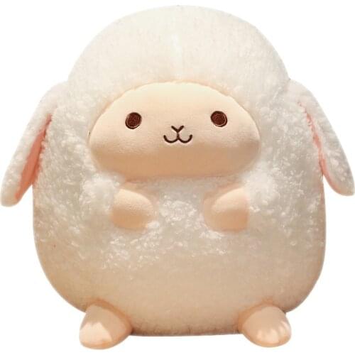 Nice Hot 1pc 23cm-40cm Huggable Stuffed Animal Pillow Cartoon Round Ball Sheep Plush Toy Lovely Kids Birthyday Gift