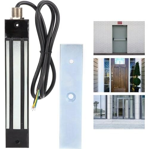 Inteligente 280kg Door Lock Stainless Steel Magnetic Waterproof Locker Safety Systems DC12/24V serrure de porte Stainless Steel