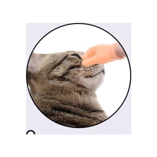 Interactive massage teasing cat mini creative gesture pinkie set play cat toys