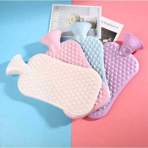 1800ml Quality Hot Water Bottle Thick High Density PVC Hot Water Bag Hand Warming Water Bottles Winter Hot Water Bags Bottle