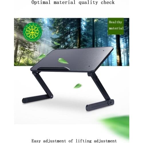 Dormitory bed folding small table student study table reading desk lazy bed with laptop computer table