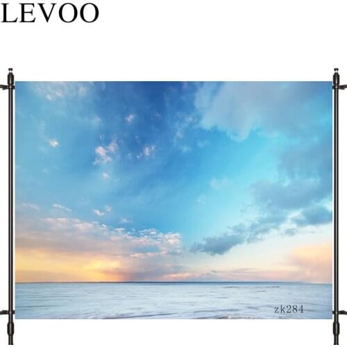 LEVOO background for photo studio Sky Blue Sky Sunset natural scene sea backdrop for photo studio photocall vinyl background