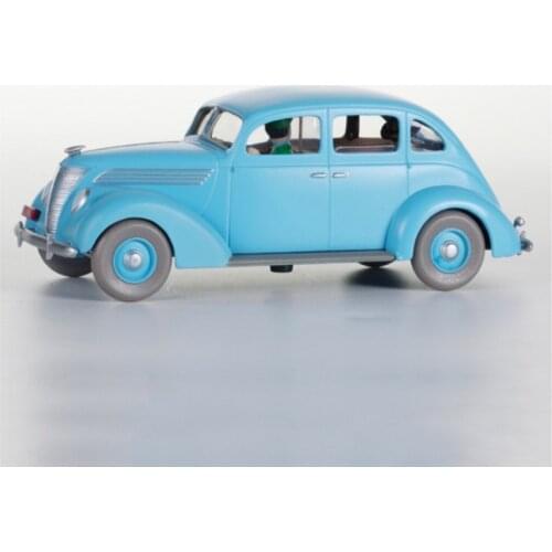 1/43 The Adventures of Tintin Seven Crystal Balls Scene Car Model Model Hand-made Collection Display Gift Static