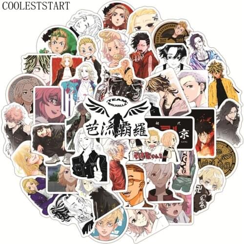 10/50Pcs/pack Japan Anime Tokyo Revengers Ghoul Stickers For Phone Suitcase Skateboard Motorcycle Bicycle Water Cup Laptop Toy