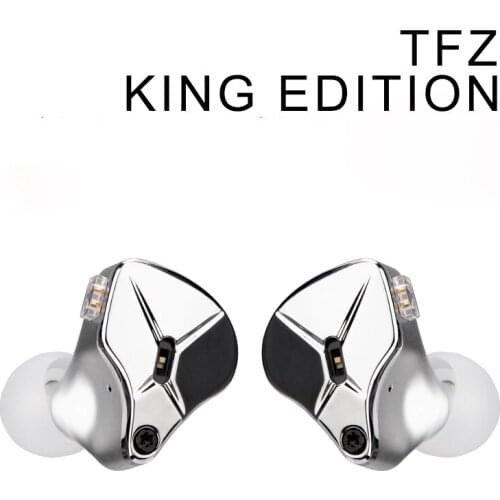 TFZ KING EDITION In Ear Monitors Professional Headphone DJ Noise Canceling Super Bass Metal Music Headset Hifi Wired Earbuds