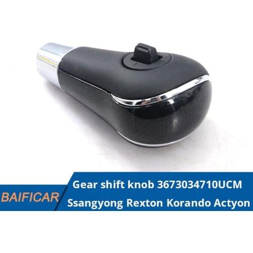 Baificar Brand New Genuine Automatic Gear shift knob 3673034710 For Ssangyong Rexton Korando / Actyon Sports Kyron