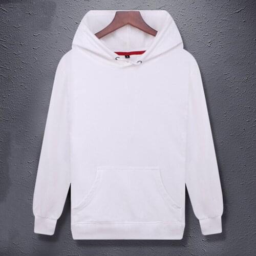 Autumn New Mens and Womens Cotton Hooded Sweaters Trendy Hoodie Solid Color Casual Loose Sweatshirt Male Brand Hooded Pullover
