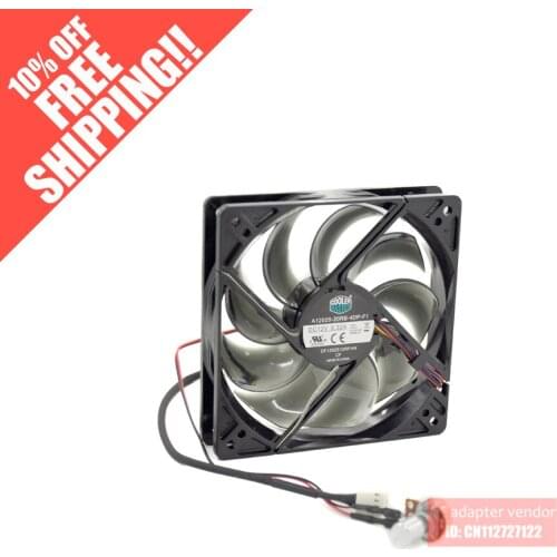 New Cooler Master CPU 12cm silence 4 wire PWM cooling fan