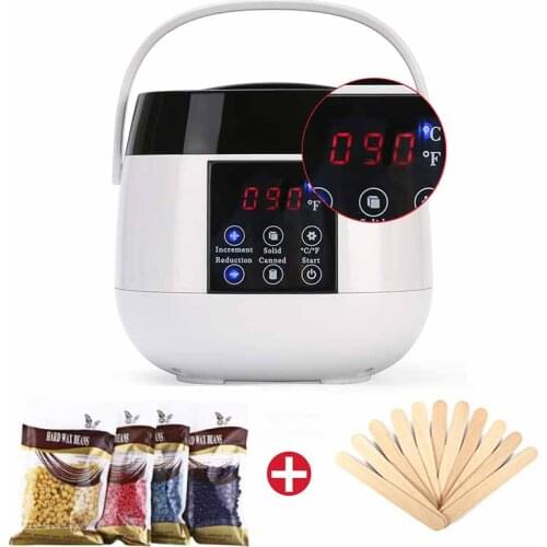 Wax Heater Hair Removal Machine LCD Display Smart Waxing Machine Spa Hand and Foot Epilator Depilatory Wax Warmer Dropshipping
