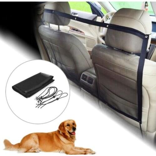 Pet Cat Dog Safety Travel Isolation Net Car Truck Van SUV Back Seat Barrier Mesh