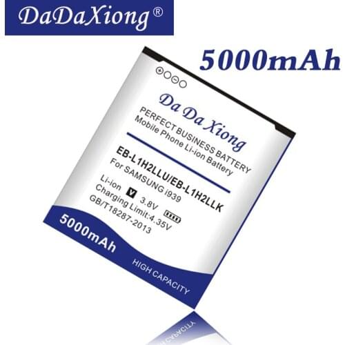 Da Da Xiong 5000mAh EB-L1H2LLU EB-L1H2LLK EB-L1L7LLU Battery for Samsung Galaxy Premier i9260 i9268 i939 i9305 E210S E210L E210K