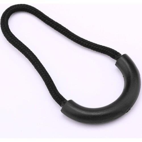 10Pcs/Lot U Shape Anti-theft Zipper Head Sliders Puller Rope Sports Backpack Puller Rope Travel Bag Zipper Garments Accessories