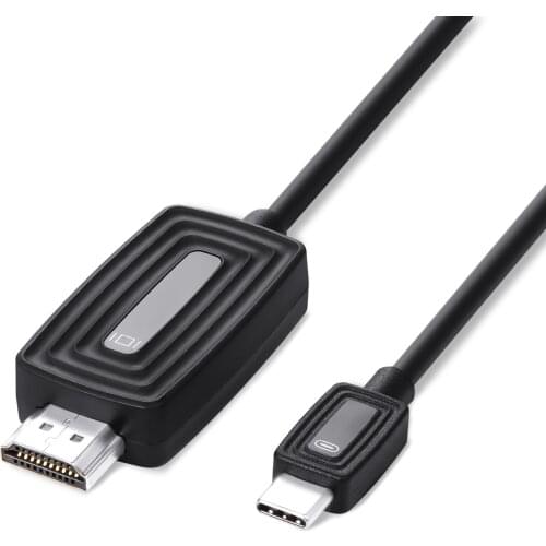 2M Type C To HDMI-Compatible 4K 30Hz 1080P Adapter Cable Laptop To TV Converter With HDCP For Home Office