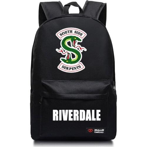2019 Riverdale South Side Stranger Things Boy Girl School bag Women Bagpack Teenagers Schoolbags Canvas Men Student Backpacks