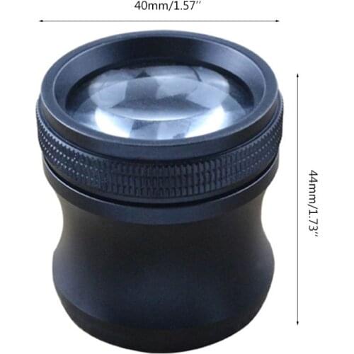 20X Jeweler Watch Magnifier Tool Monocular Magnifying Glass Loupe Lens Black