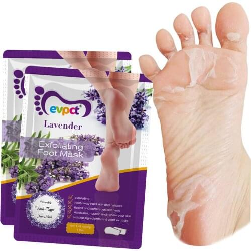 3 Pack Exfoliating Feet Mask Socks Pedicure Peeling Dead Skin Remover Feet Mask Peel Foot Care Tool Moisturizing