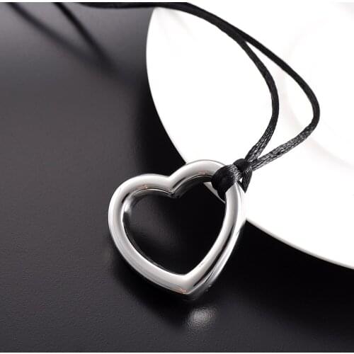 Shiny Polish Memorial Ash Keepsake Pendant Jewelry Stainless Steel Cremation Urn Necklace Urn Women For Pet/Human Ashes