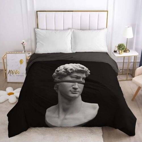 Black Duvet cover Quilt/Blanket/Comfortable Case Double King Bedding 140x200 240x220 200x200 for Home Rome