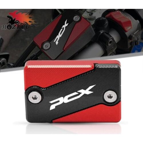 CNC Accessories Motorcycle Front brake fluid reservoir cap cover For Honda PCX PCX 125 150 2015-2019+ 2016 2017 2018 PCX150