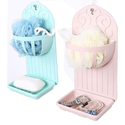 Double Kitchen Bathroom Storage Shelf The Soap And Cosmetic Storage Racks Multifunction Kitchen Tableware Storage Box