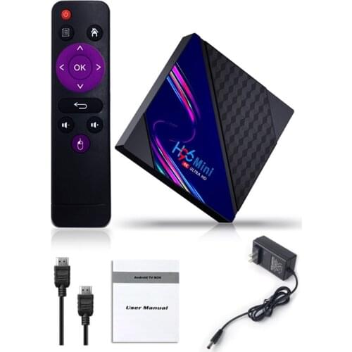 H96mini RK3318 And roid 10.0 Smart TV Box 2.4G&5G Dual Wifi BT4.0 Media Player H05A