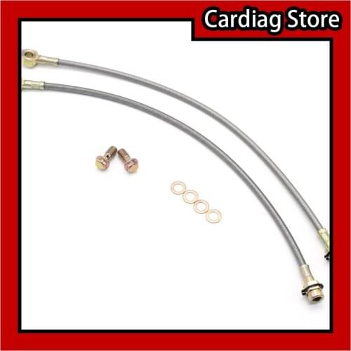 Hose Kit Braided Budget Stainless Steel Brake Hose Line Kit High Performance Car Accessory Replacement Part