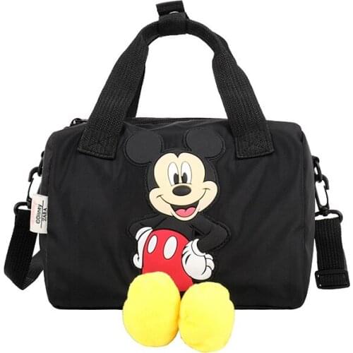 New One-shoulder Portable Universal Bag for Women Disney Mickey Mouse Pattern for Girls Bowling Bag Birthday Gift for Baby