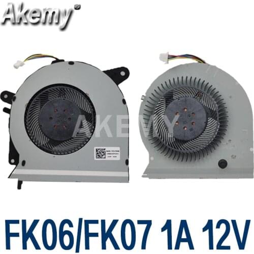 New CPU GPU Cooler Fan For Asus ROG Strix GL503 GL503VS GL503VM Laptop DC 12V 1A DFS2013126Q0T FK07/DFS2013126R0T FK06 Radiator