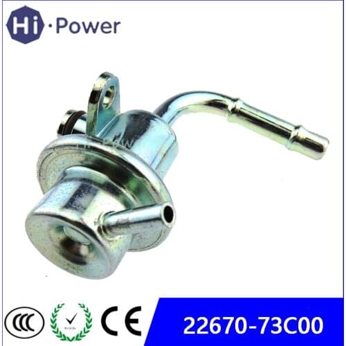 New 22670-73C00 22670-73C0A Fuel Pressure Regulator for Nisan D21 Pickup Almera (N15) 100NX Primera Sunny 1995-2000 1.4 GA14DE