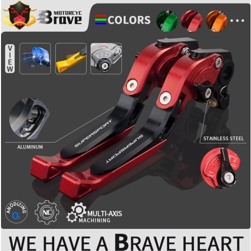 NEW SUPERSPORT Handlebar For Ducati SUPERSPORT / S 2017 2018 2019 Motorcycle Accessories Folding Extendable Brake Clutch Levers