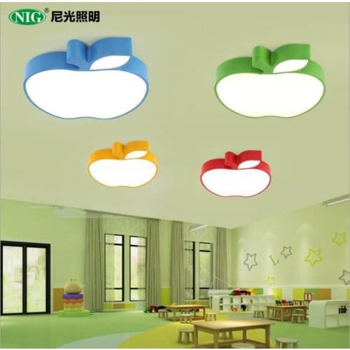 Colorful Apple Ceiling Lamps Kindergarten Hall Lamps Childrens led Lamps Cartoon Early Childhood Education Garden Lamps Childre